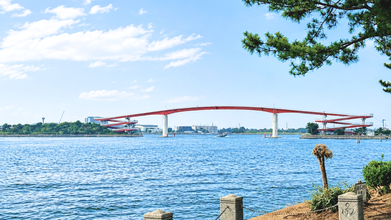 木更津の海と中の島大橋